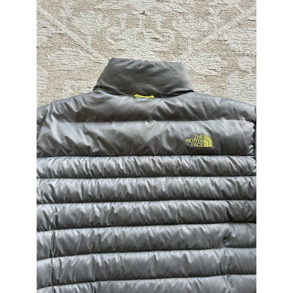 The North Face Jacket Mens Large Gray 550 Down Puffer Full Zip Insulated Winter - Picture 10 of 10
